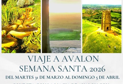 VIAJE A AVALON – SEMANA SANTA 2026 – “CONECTA CON LA MAGIA DE AVALON CON HO’OPONOPONO” – DEL MARTES 31 DE MARZO AL DOMINGO 5 DE ABRIL DE 2026 – SALIDAS DESDE BARCELONA, MADRID Y MÁLAGA – ¡RESERVA YA TU PLAZA Y PAGA EN CÓMODOS PLAZOS SIN INTERESES!