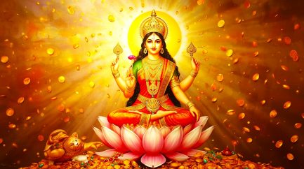 diosa lashkmi abundancia dorado