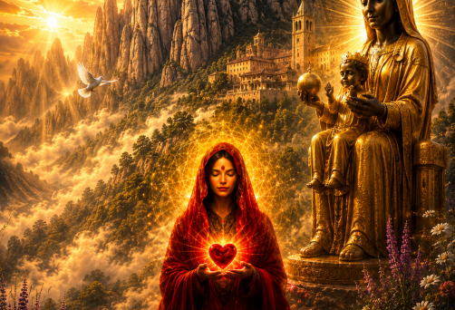 ABADÍA DE MONTSERRAT (BARCELONA) – LA MONTAÑA MÁGICA – RETIRO INTENSIVO DE INICIACIÓN A SACERDOTISA DE MARÍA MAGDALENA – DEL LUNES 20 AL MIÉRCOLES 22 DE JULIO DE 2026 – INICIACIÓN EL DÍA 22 DE JULIO – DÍA DE MARÍA MAGDALENA